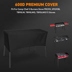 ZBXFCSH Heavy-Duty Patio Cover Fits Camp Chef 3 Burners Stove PRO90, SPG90B, TB90LW, TB90LWG, TB90LWG15
