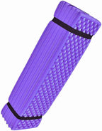 Drfeify Mattress Foam Camping Mat for Outdoor Sports Egg Cell Shape Sleeping Pad for Camping Material (Purple)
