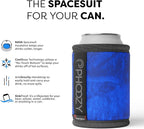 PHOOZY Insulated Can Cooler for 12oz Cans with NASA-Inspired Technology - Patented Can Cooler That Keeps Drinks Cold 10x Longer - Lightweight for Outdoor Adventures - Blue