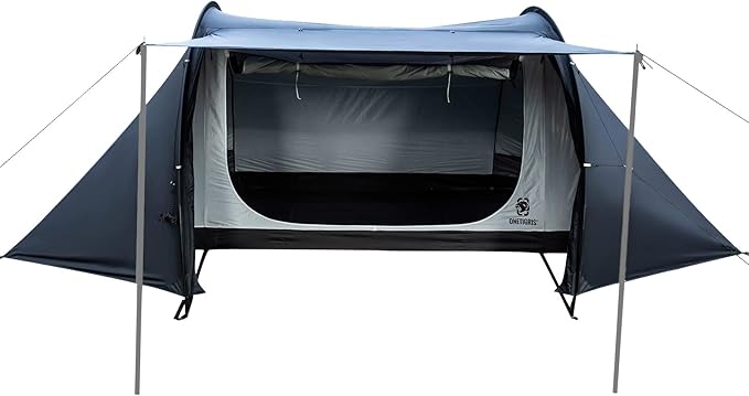 OneTigris COMETA Camping Tent, Detachable Inner Mesh Tent & Portable Carry Bag Included, Easy Setup, Waterproof Windproof Tunnel Tent for Outdoors Camping Canoeing Beach Travel Picnic