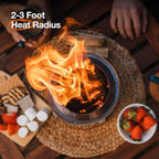 Solo Stove Mesa XL, 7 Inch Tabletop Fire Pit with Stand - Smokeless, Stainless Steel Fire Pit for Camping, Outdoor & Patio- Wood Burning or Pellet Fueled Portable Bonfire, 2.3lbs, Stainless Steel