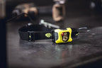 Streamlight 61436 Enduro Pro 200-Lumen USB Rechargeable LED Headlamp with Elastic Head Strap, Rubber Hard Hat Strap, 3M Dual Lock Fasteners, and USB Cable, Yellow