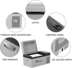 Alpicool C20 portable compressor fridge freezer 21Quart(20Liter) for car and home - 12V/24V DC and 110V AC