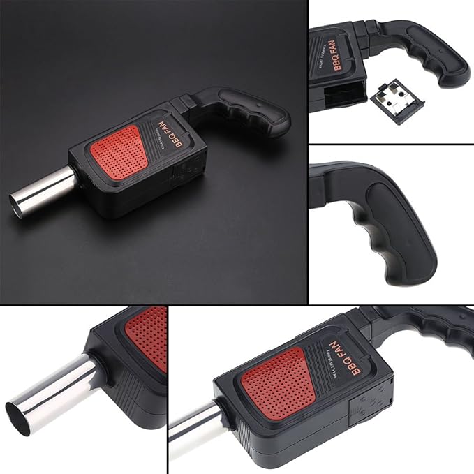 Electric Fire Blower Fan – Portable Handheld BBQ Grill & Fireplace Air Blower for Outdoor Camping, Picnic, and Barbecue Cooking