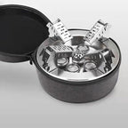 Bulin AirOka B18 18000W Titanium Alloy Portable Picnic Camping Stove Windproof Design Gas Cooking Burner with Piezo Ignition & Carry Case Collapsible Stove Burner for Outdoor Backpacking/Hiking/Picnic