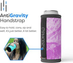 PHOOZY Insulated Can Cooler for Slim 12oz Cans with NASA-Inspired Technology - Patented Koozie That Keeps Drinks Cold 10x Longer - Lightweight Beer Koozie for Outdoor Adventures - Pink
