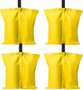ABCCANOPY Canopy Weights 120 LBS Tent Sand Bags,4-Pack Yellow (Without Sand)