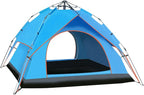 Double Layer Waterproof Dome Tent for 3 Person, Automatic Pop Up Backpacking Tent with Carry Bag, Sun Shelter Beach Weatherproof, for Camping Hiking Traveling