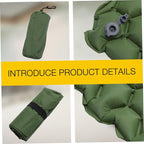Backpacking Air Mattress Inflatable Tent Pad Waterproof Sleeping Cushion Compact Camping Pillow for Hiking Family Camping