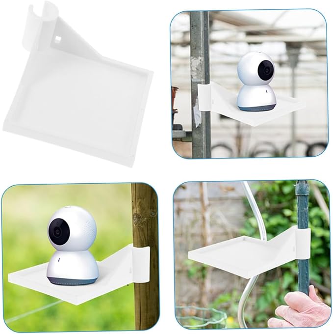 4pcs Heavy Duty Grow Tent Corner Shelf Bracket Easy Install Grow Tent Pole Mount for Hygrometers Cameras Equipment Utility Tray for Organized Planting Setup