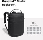 Hydro Flask Carryout Cooler Backpack - Insulated Portable Soft Cooler - 20 L Capacity in Shale Gray