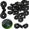 Shade Cloth Heavy Duty Lock Grip, 2024 New Shade Cloth Plastic Clips Windproof Awning Clamp Grip, Greenhouse Shade Cloth Fix Clamp Tent Clips Accessory for Garden Netting Sun Shade Net (Black-20 Pcs)