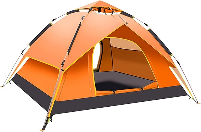 SFKLYU Outdoor Camping Tent 3/4 Person Waterproof Camping Tents Windproof Outdoor Backpacking Tent for Travel Hiking