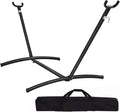 Zupapa 550LBS Weight Capacity Steel Hammock Stand, Adjustable Hooks Fits Hammocks 8 to 10.5 Feet Long, 2 Person, Space Saving Portable with Carrying Bag