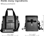 Soft Cooler 30 Cans Cooler Bag Insulated 100% Leak Proof Waterproof Beach Cooler Portable Lightweight Camping Cooler Soft Ice Chest