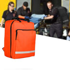 Medical Kit First Aid Backpack, Large Emergency Survival Items Carry Case Holder Pocket for Home Car Travel Outdoor Camping Hunting Hiking(Only Empty Package)