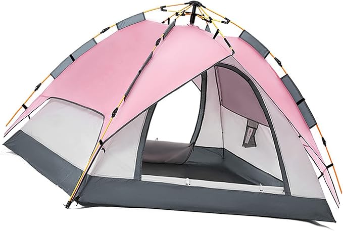 Lightweight Double Layer Camping Tent, Ventilated Design with Storage Bag for Backpacking Hiking 2 Person Portable Tent