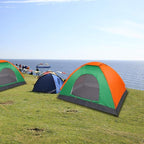 Waterproof Tents for Camping, Camping Dome Tent, 1-4 Person Waterproof Windproof Easy Setup Spacious Family Tents with Carry Bag for Hiking Backpacking Traveling Glamping Beach
