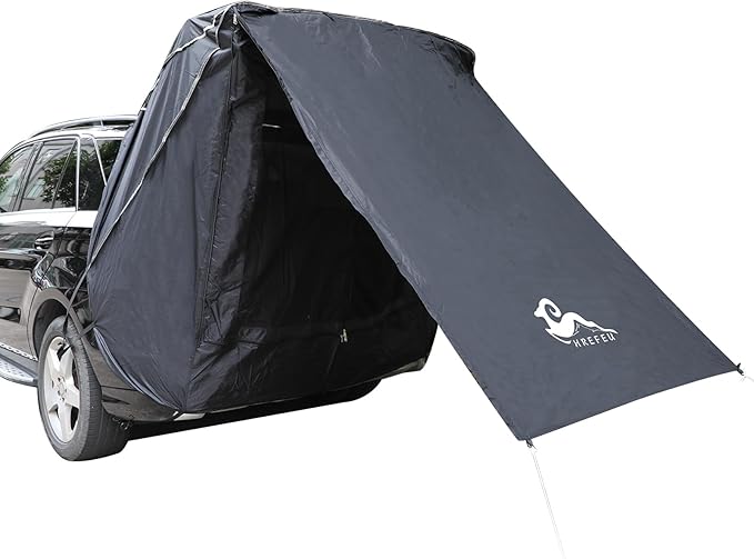 SUV Tent Car Awning, UPF 50++ with Portable Waterproof Storage Bag, Tear-Resistant, Large Space, Good Vision, Smooth Ventilation, Suitable for Outdoor Beach Camping Auto Canopy Shade…