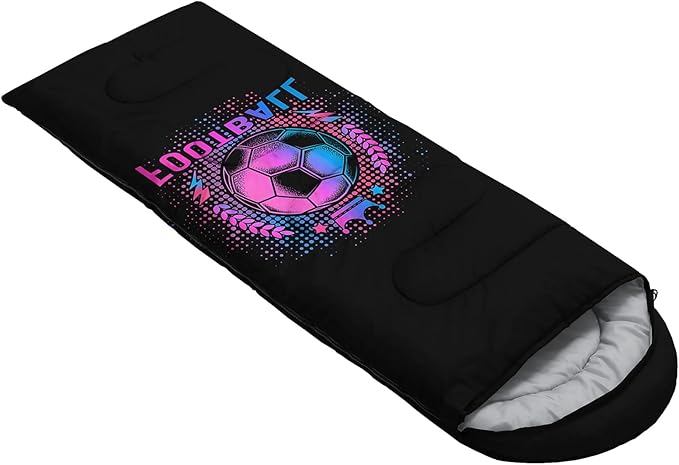 HOSIMA Dear Hunting Pattern Cold Weather Sleeping Bags for Kids Adults,Black Light Weight Waterproof Sleeping Bags for Outdoors Hiking.