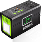 Portable Power Station 127W (Peak 200W),Solar Generator(Solar Panel Optional), 88.8Wh Power Supply with 110V AC Outlet, 1*Type-C, 2*QC3.0, Solar Powered Generator for Emergency Backup, Camping