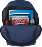 Trail maker Backpack with School Supplies for Kids - 20 Piece Back to School Supplies with 17" Backpack (Navy)