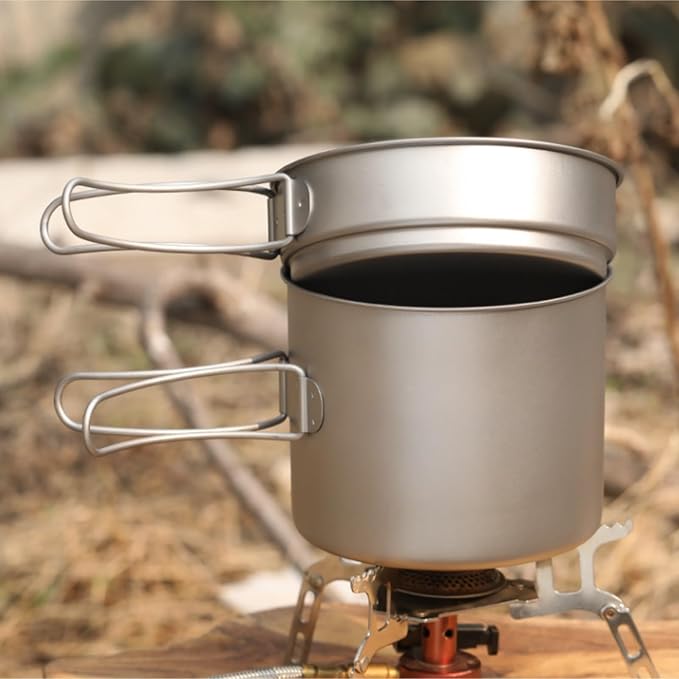Camping Cookware Outdoor Camping Picnic Pot Set Portable Folding Cookware Tableware Outdoor Picnic