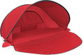 ONIVA - a Picnic Time Brand - Manta Portable Beach Tent - Pop Up Tent - Beach Sun Shelter Pop Up, (Red)