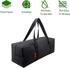 Extra Thick 24" Storage Bag Grill Tool Organizer Pro, BBQ Tool Heavy Duty Storage Bag, Double Layer 600D Oxford Cloth Waterproof (2x Thickness), Foldable Design, Camping, Tailgating, BBQ Party Gift