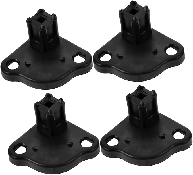 Gatuida 16pcs Rv Awning Bottom Bracket Foot Camping Tent Replacement Base Splashproof Support for Outdoor Use Easy Installation Automatic