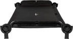 Disc-O-Bed Trundle Cot for XL or 2XL Bunk System with Zippered Carry Bag for Easy Portability, 300 Lbs. Weight Capacity, Black