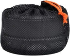 Camping Cookware Cook Camping Backpack Tableware Outdoor Cookware Pot Picnic Canteen Survival Hiking Boiler Set Outdoor Picnic(Black)