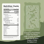 Emergency Food Supply - Green Tea Survival Ration - 20 Years Shelf Life - 3 Days
