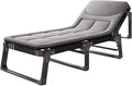 Sleeping Cots for Adults, 5Position Folding Chaise Lounge Chairs Outdoor, Folding Camping Cot, Folding Cot Camping Cot for Adults Portable Folding Outdoor（One Color-D）