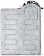 QOOMO Camping Sleeping Bags,3 Season Warm & Cool Weather,Lightweight,Waterproof Sleeping Bags for Adults & Kids,Traveling,and Outdoors,Camping Gear Equipment