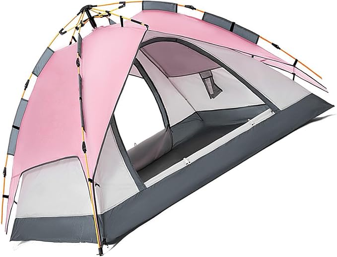 Lightweight Double Layer Camping Tent, Ventilated Design with Storage Bag for Backpacking Hiking 2 Person Portable Tent