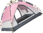 Lightweight Double Layer Camping Tent, Ventilated Design with Storage Bag for Backpacking Hiking 2 Person Portable Tent