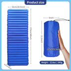 Cold Weather Sleeping Pad, Insulated Sleeping Pad R Value 6.9, Backpacking Sleeping Pad for Camping Cold Weather