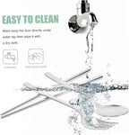 2 Sets Fork Spoon Chopsticks Travel Cutlery Serving Utensils Stainless Steel Travel Set Utensil Set Lunch Utensil Set Chopsticks and Spoon Set Student Portable Chopstick Rest