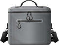 Insulated Cooler Bag, 7/16/30 Can Collapsible with Bottle Opener for Lunch Coolers for Picnic, Beach, Work, Trip - Soft Ice Coolers Bags with Zipper Foldable Portable Stands Upright