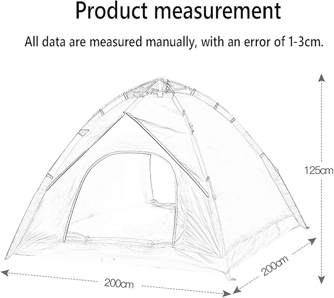 GeRRiT Camping Tents, Shelter-Perfect for Camping,Backpacking and Thru-Hikes, No Need to Build Quick-Open Automatic Tent,Blue Tent
