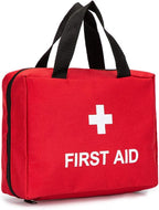 Red First Aid Bag Empty Travel Rescue Pouch First Responder Storage Medicine Emergency Bag for Car Home Office Kitchen Sport Outdoors (Green)