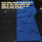 Portable Inflatable Car Mattress,Inflatable Camping Air Mattress for Universal SUV,Folding Air Bed Cushion Car Mattress Camping Mattress for Car Sleeping Bed Travel(Color:Red)