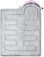 HOSIMA Dear Hunting Pattern Cold Weather Sleeping Bags for Kids Adults,Black Light Weight Waterproof Sleeping Bags for Outdoors Hiking.