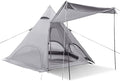 Pyramid Outdoor Tent,Oxford Cloth Waterproof Tent,Family Camping Tent Quick Set up Tent for Beach,Traveling,Hiking,Mountaineering,Outdoor Activities