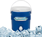 Sports Cooler Water Beverage Dispenser, 3.8L Insulated Drink Cooler Dispenser with Spout, Portable Water Jugs for Outdoor Events, Camping, Party, Sports