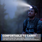 Macarrie 30 Pack LED Headlamps IPX4 Waterproof 3 Modes Headlamp Flashlight Bright Head Lights Camping Accessories for Adults Kids Hiking, Running, Repairing, Batteries Not Included (Black)