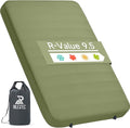 4" Thick Self-Inflating Camping Pad, Camping Sleeping Pads with Solid Foam, Sleeping Pad with Pump Sack, Compact Double Camping Sleep Bed for Tent, Car, Truck or Van (Double)