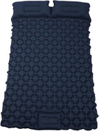Sleeping Pad, 2 Person Self Inflating Camping Mat, TPU Camping Mattress with Snap Buttons for Couples (Blue)