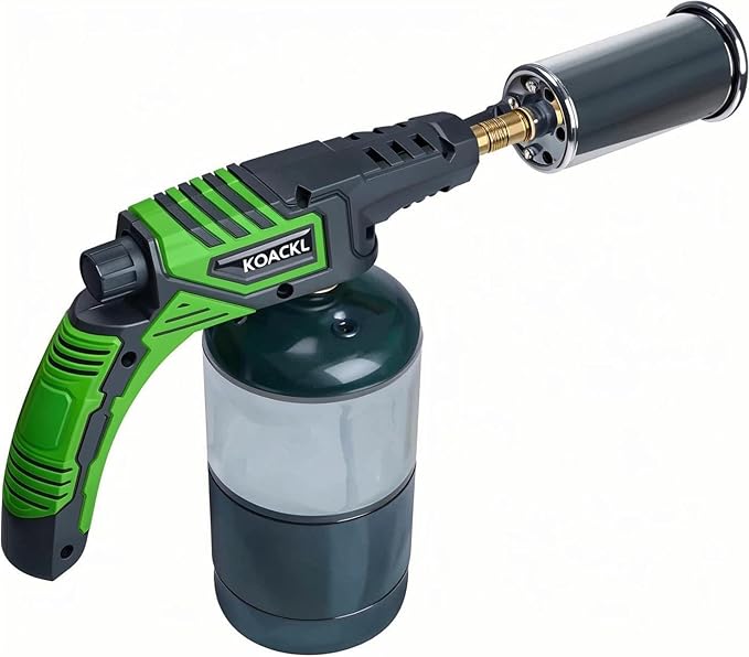 Powerful Propane Torch, Propane Torch Head, Kitchen Cooking Culinary Torch Lighter, Charcoal Lighter, Sous Vide Searing Steak, BBQ, Grill, Campfire Charcoal Starter(Tank Not Included)